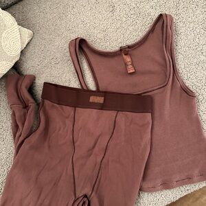 Skims Cotton Legging Set Sz S/XS